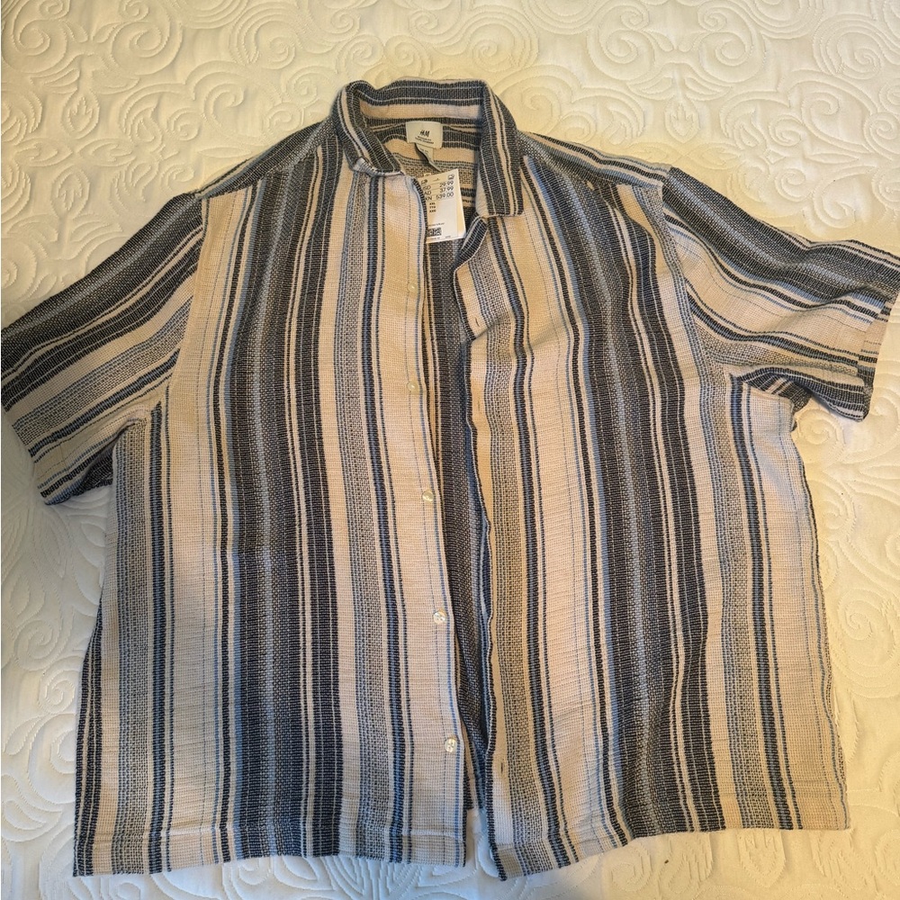 Striped Casual Men's Shirt